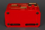 Striking Fada 354RG &rsquo;Coloradio&rsquo; Radio in Chinese Red Plaskon with Gold Trim
